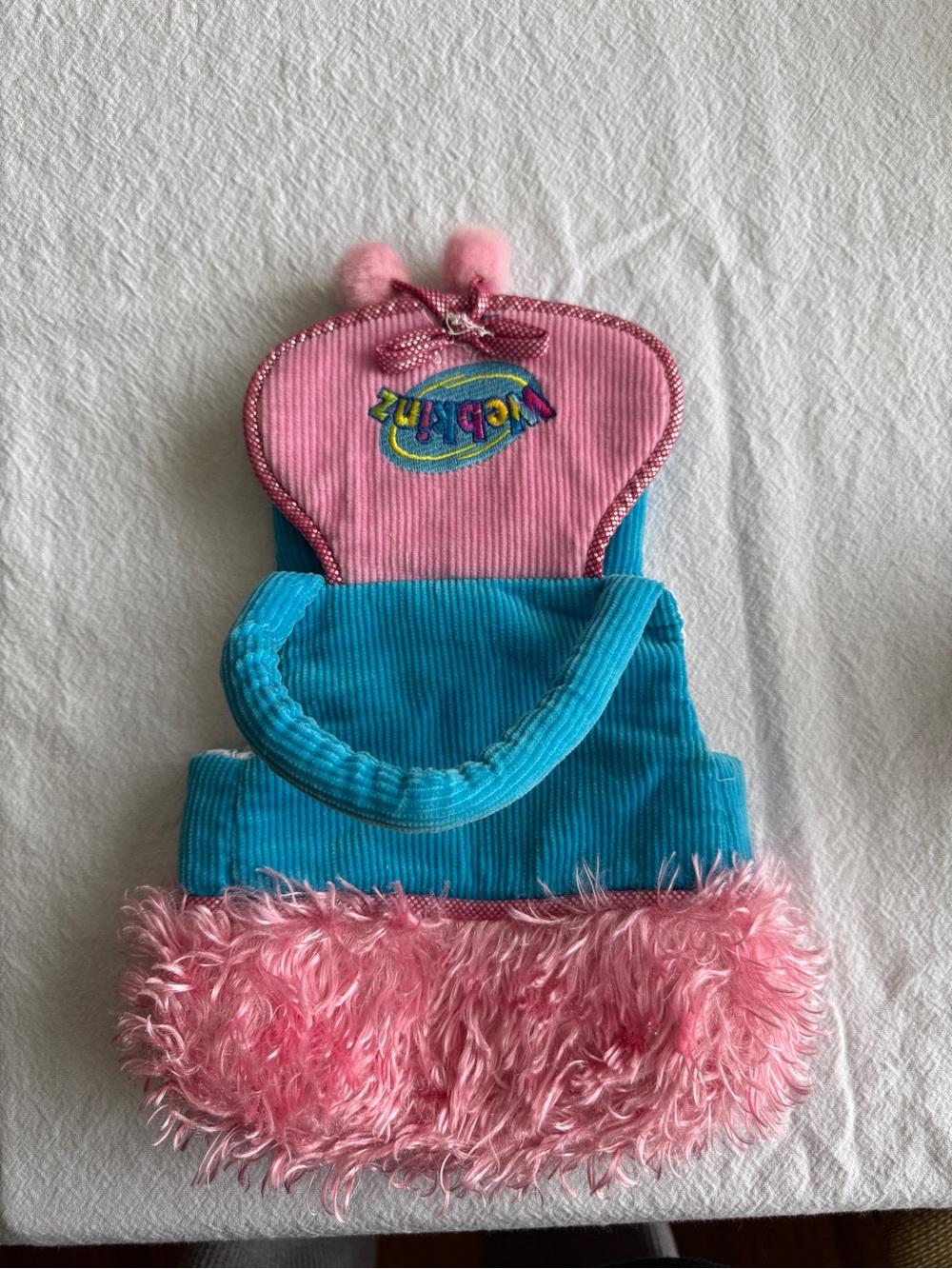 Webkinz MATCHING Leopard Plush and Pet Handbag - Pink & Teal - Picture 11 of 14